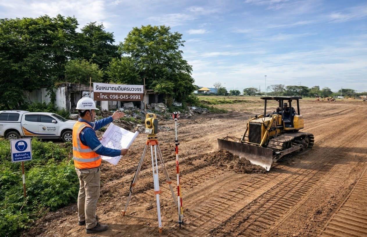 หาผู้รับเหมาถมดิน ราคาถูก